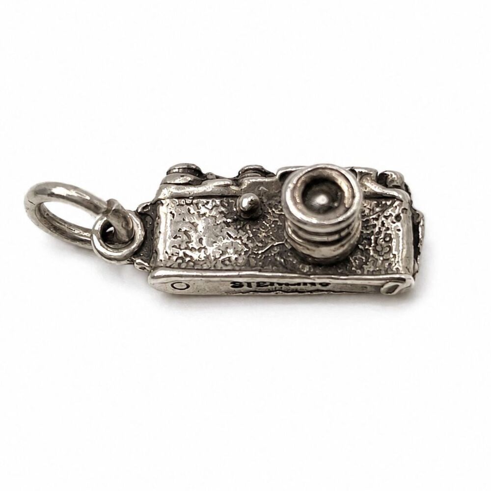 Vintage Sterling Silver 925 Camera Charm